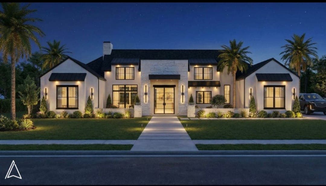 Luxury custom home by Lightning Construction RGV LLC